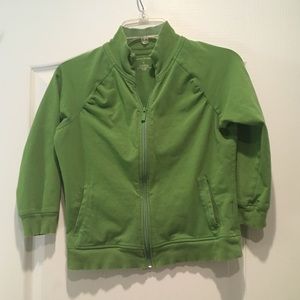 Banana Republic full zip 3/4 sleeve jacket sweater